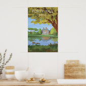 Forty Hall Enfield Reisposter Poster (Keuken)