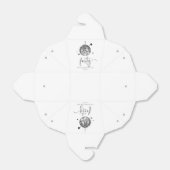 Forty Silver Disco Ball 40th Birthday Party Bedankdoosjes (Uitgevouwen)