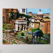 Forum Panorama Rome Foto 2009 Poster (Voorkant)