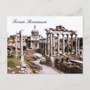 Forum Romanum, Rome, Italië Briefkaart