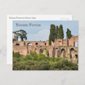 Forum Romanum, Rome, Italië Design Briefkaart (Voorkant / Achterkant)