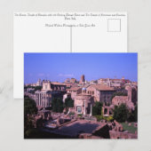 Forum Rome Italië Briefkaart (Voorkant / Achterkant)