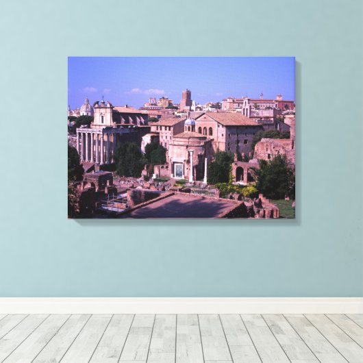 Forum Rome Italië Canvas Afdruk (Insitu (Houten vloer))