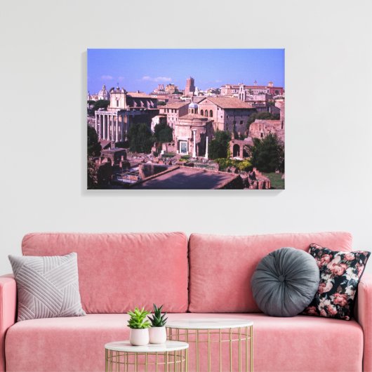 Forum Rome Italië Canvas Afdruk (Insitu (Woonkamer))