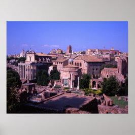 Forum Rome Italy Poster
