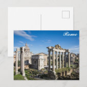 Forum Ruins Rome Italië Reisfoto Briefkaart (Voorkant / Achterkant)