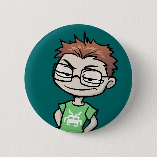 Forumwarz Hacker Button (Voorkant)