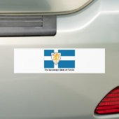 Forvik Flag Bumpersticker (Op auto)