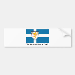 Forvik Flag Bumpersticker
