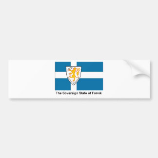 Forvik Flag Bumpersticker