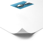 Forward and Backward – Minimal Fish Pattern Poster (Hoek)