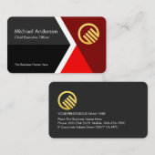 Forward Moving Arrow To Success CEO Visitekaartje (Voorkant / Achterkant)