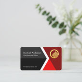 Forward Moving Arrow To Success CEO Visitekaartje (Staand voorkant)