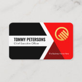 Forward Moving Arrowhead To Success CEO Visitekaartje (Voorkant)