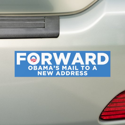 FORWARD Obama Bumpersticker (Op auto)