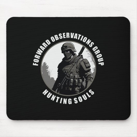 Forward Observations Group. Jachtziel Vooruitgesch Muismat (Voorkant)