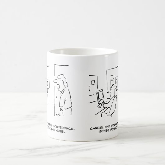 Forward Planning Conference geannuleerd (& Why!) Koffiemok (Center)