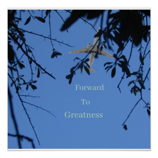 Forward to Greatness Glossy Poster (Voorkant)