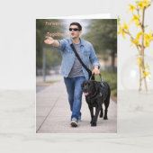 Forward Together – Guide Dog Team Graduation Kaart (Gele Bloem)