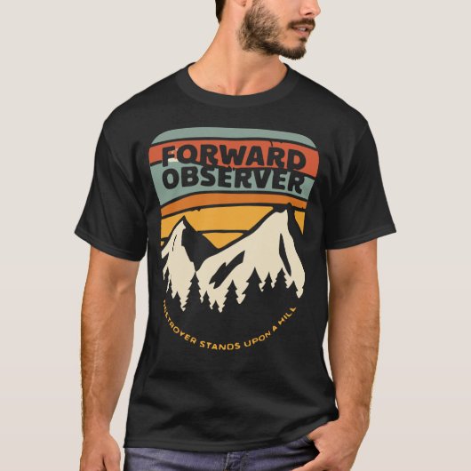 Forward Waarnemersgroep Leger T-shirt (Voorkant)
