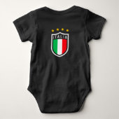 Forza Azzurri Italia Jersey 2021 Football Funs Romper (Achterkant)