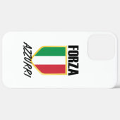 Forza Azzurri Italy Flag Soccer Case-Mate iPhone Case (Achterkant (horizontaal))