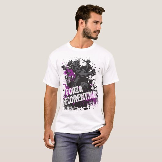 Forza Fiorentina t-shirt (Voorkant volledig)