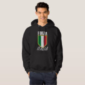 Forza Italia Italiaanse vlag Hoodie (Voorkant volledig)