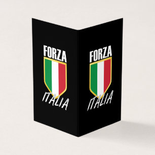 Forza Italia Italiaanse vlag Kaart