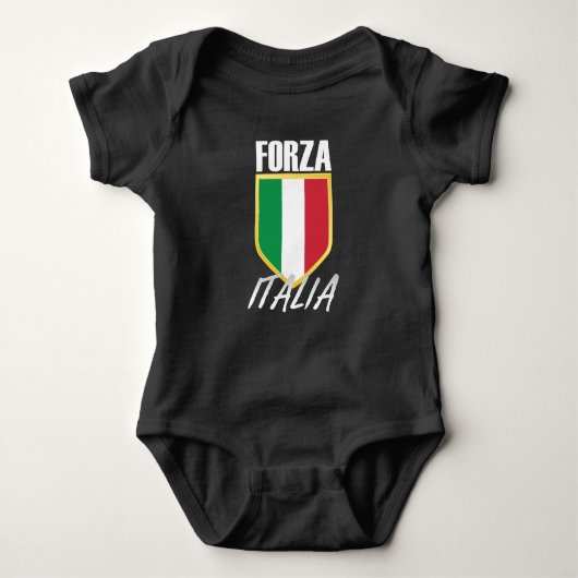 Forza Italia Italiaanse vlag Romper (Voorkant)
