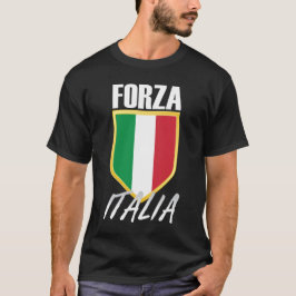 Forza Italia Italiaanse vlag T-shirt
