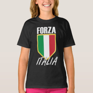Forza Italia Italiaanse vlag T-shirt