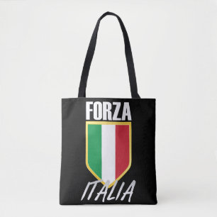 Forza Italia Italiaanse vlag Tote Bag
