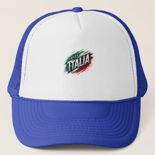 Forza Italia-ontwerp met dynamisch effect Trucker Pet (Voorkant)