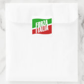 Forza Italia Vierkante Sticker (Tas)