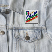 Forza Italia - Wereldbeker 2010 Vierkante Button 5,1 Cm (In situ)