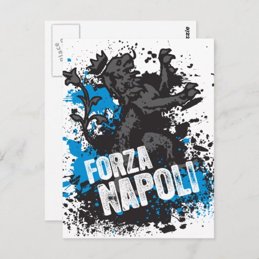 Forza Napoli Briefkaart (Voorkant / Achterkant)