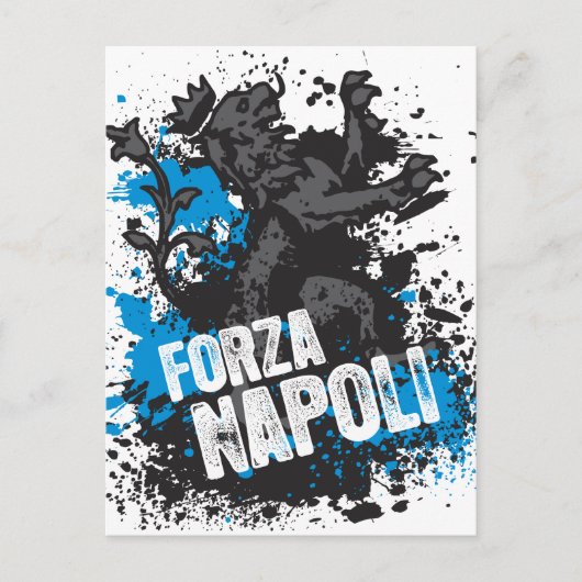 Forza Napoli Briefkaart (Voorkant)