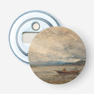 Fos, Environs de Martigues – Félix Ziem Button Flesopener