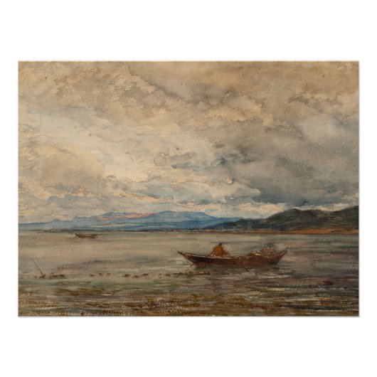 Fos, Environs de Martigues – Félix Ziem Perfect Poster (Voorkant)