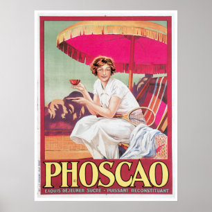 Foscao  chocolade Drink en kunst Poster