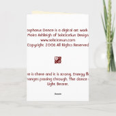 fosfordans kaart (Achterkant)