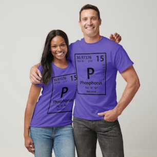 Fosforelement (zwart) t-shirt