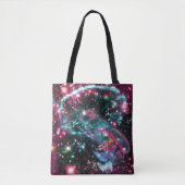 Fosforescentie Star Field Canvas tas (Voorkant)