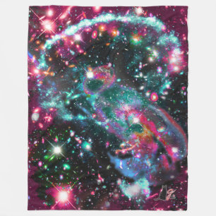 Fosforescentie Star Field Fleece Blanket Deken