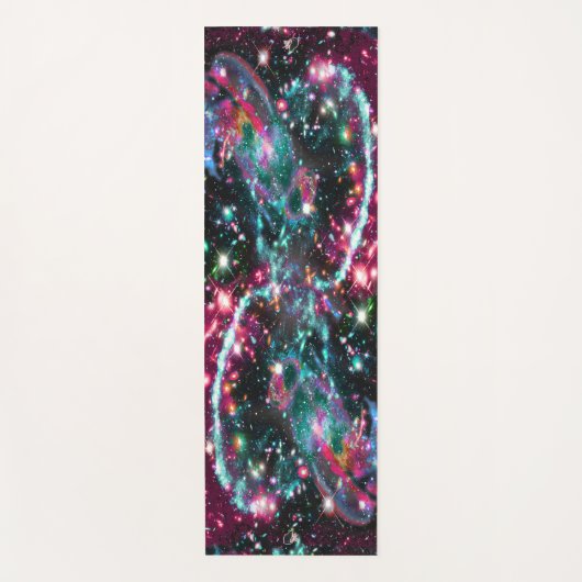 Fosforescentie Star Field Yoga Mat (Voorkant)