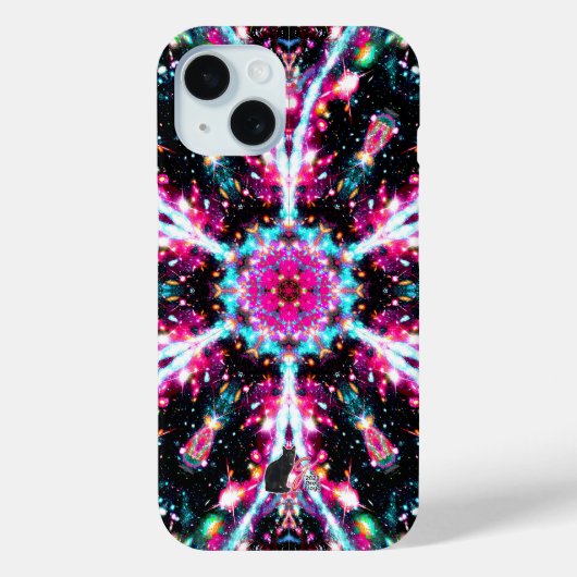 Fosforescentie Stellar Kaleid Case-Mate iPhone Case (Achterkant)