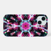 Fosforescentie Stellar Kaleid iPhone 15 Case (Achterkant horizontaal)
