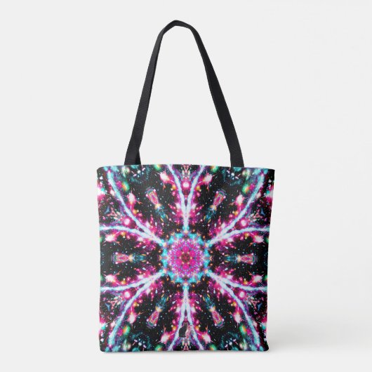 Fosforescentie Stellar Kaleid Tote Bag (Achterkant)