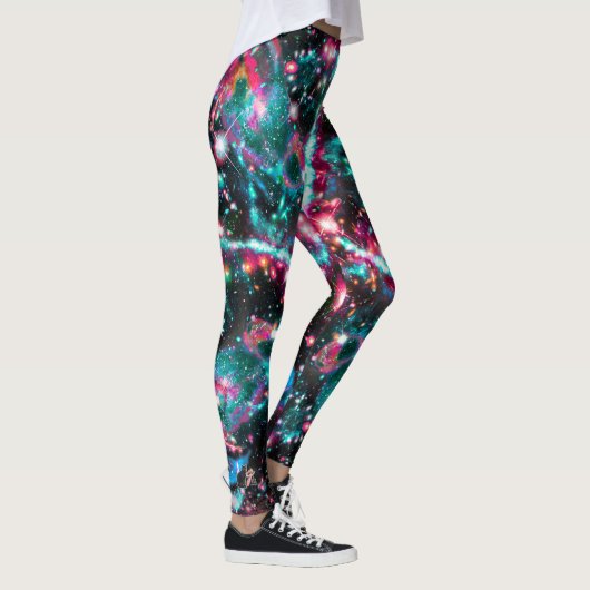 Fosforescentie Sterrenveld All Over Print Leggings (Rechts)